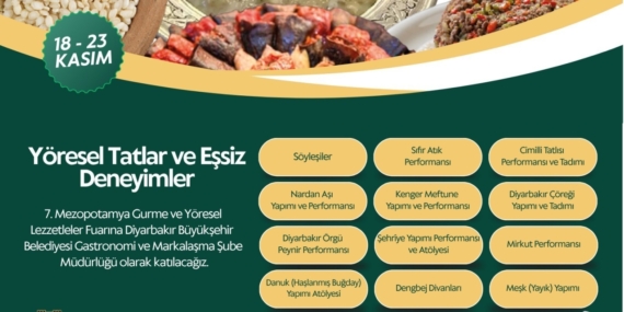 Dbb Mezopotamya Gurme Fuarında Diyarbakır Mutfağını Tanıtacak