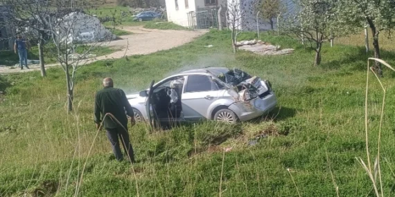 Adıyaman’da otomobil takla attı: 1 yaralı