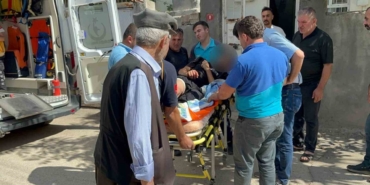 Bıçağın Üzerine Düşen Şahıs Yaralandı