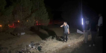 Buğday Yüklü Tır Devrildi