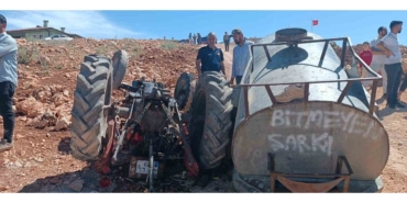 Devrilen Traktörün Altında Kalarak Ağır Yaralandı