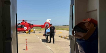 Diyarbakır’da Ağaçtan Düşen Şahıs Helikopterle Hastaneye Nakledildi