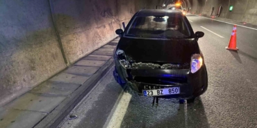 Erkenek Tünelinde Trafik Kazası: 1 Yaralı