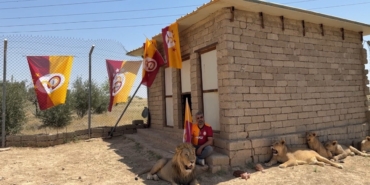 Galatasaraylı Taraftar, Şampiyonluğu Aslanlarıyla Kutladı