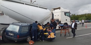 Malatya’da Silobas İle Otomobil Çarpıştı: 1 Yaralı