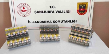 Şanlıurfa’da Kaçak Sigara Ele Geçirildi