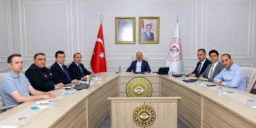 Vali Yardımcılarıyla Toplantı Düzenlendi
