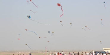 Yüzlerce Uçurtma Suriye Sınırında Gökyüzünü Süsledi
