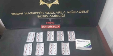 Besni’de 132 Sentetik Hap Ele Geçirildi