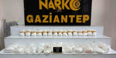 Gaziantep’te 58 Kilo Metamfetamin Ele Geçirildi