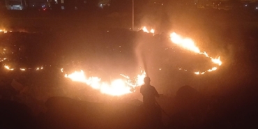 Şanlıurfa’da Gece Yarısı Yangın Paniği