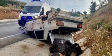 Tek Taraflı Trafik Kazasında 1 Kişi Yaralandı