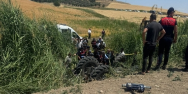 Yangını Söndürmek İsterken Traktörün Altında Can Verdi