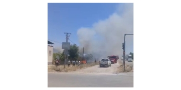 Yeşilyurt’ta Korkutan Bahçe Yangını