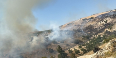 Dağlık Alanda Korkutan Yangın