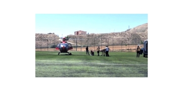 Darende’de Eli Kesilen Vatandaş Ambulans Helikopterle Malatya’ya Sevk Edildi