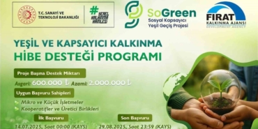 Fırat Kalkınma Ajansı’ndan 28 Milyon Tl’lik Yeşil Dönüşüm Desteği