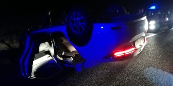 Malatya’da Otomobil Devrildi: 4 Yaralı