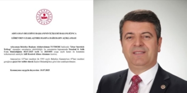 Tutdere Görevinden Uzaklaştırıldı