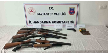 Gaziantep’te 20 Adet Kaçak Silah Ele Geçirildi