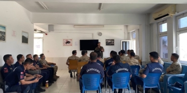 Jandarma Personeline Av Sezonu Eğitimi Verildi