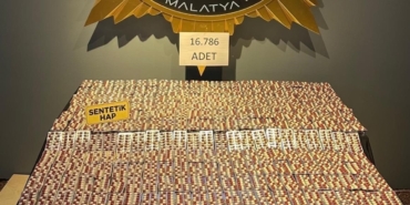 Malatya’da 16 Bin 786 Sentetik Ecza Hap Ele Geçirildi