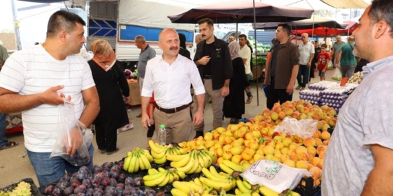 Vali Osman Varol Semt Pazarında Vatandaşlarla Buluştu