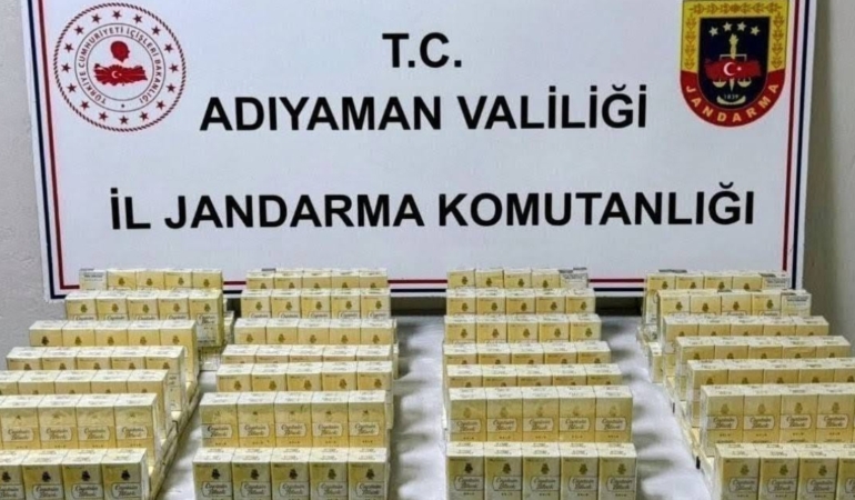 Adıyaman’da 530 Paket Kaçak Sigara Ele Geçirildi