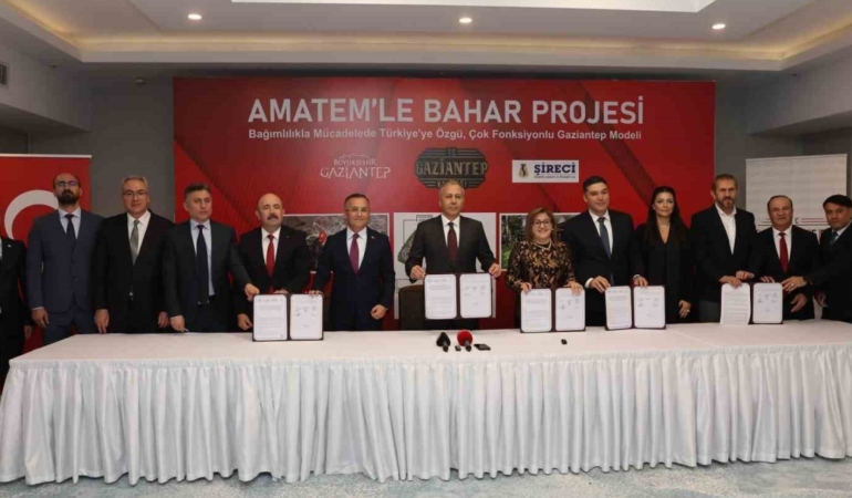 Bakan Yerlikaya’nın Katılımıyla Türkiye’de İlk Olacak Amatem’le Bahar Projesi İçin