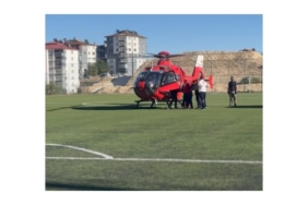 Beyin Kanaması Geçiren Vatandaşın İmdadına Ambulans Helikopter Yetişti