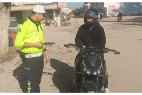 Gölbaşı’nda Motosiklet Denetimi Devam Ediyor