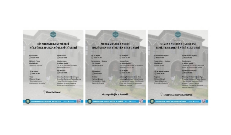 Kent Müzesinde ’kültürel Hafıza Söyleşileri’ Gerçekleştirilecek