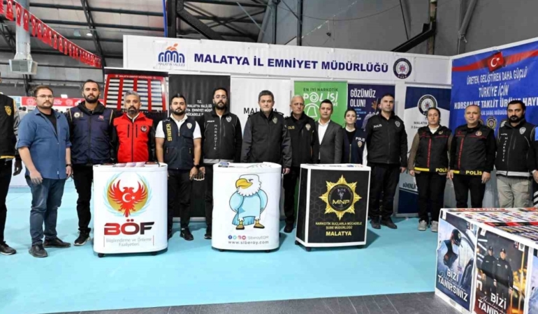 Malatya Kitap Fuarı’nda Emniyet’ten Bilgilendirme Standı