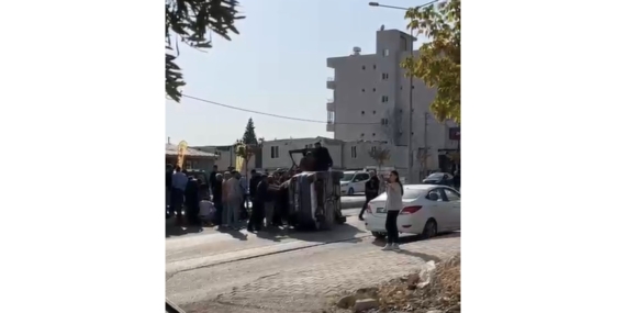 Otomobille Çarpışan Araç Devrildi: 1 Yaralı