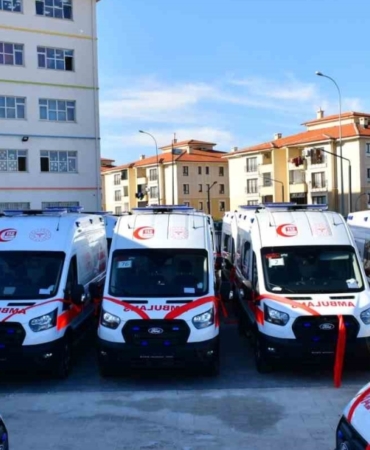 Sağlık Bakanlığı’ndan Gaziantep’e 16 Yeni Ambulans