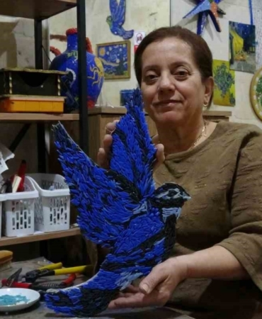 Hobi Olarak Başladığı Mozaik Sanatında Dünyaya Açılmak İstiyor